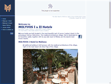 Tablet Screenshot of molyvos-hotels.com